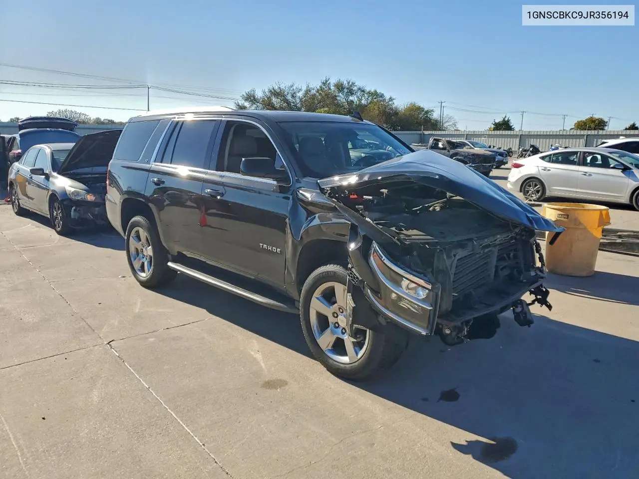 1GNSCBKC9JR356194 2018 Chevrolet Tahoe C1500 Lt