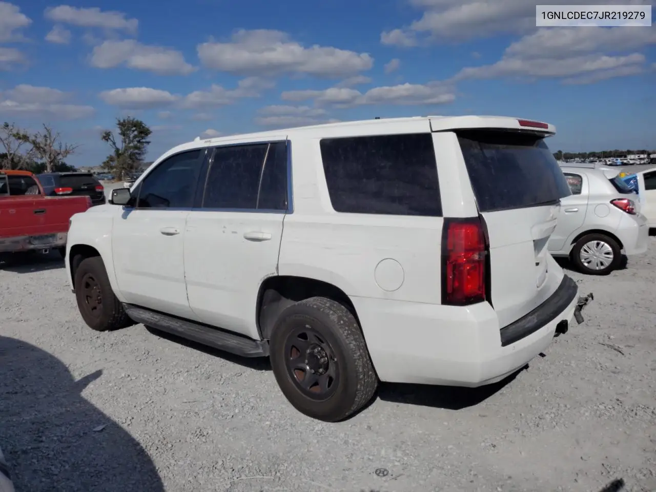 1GNLCDEC7JR219279 2018 Chevrolet Tahoe Police