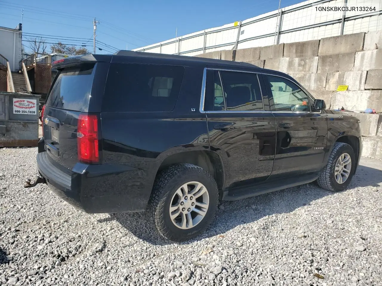 1GNSKBKC3JR133264 2018 Chevrolet Tahoe K1500 Lt