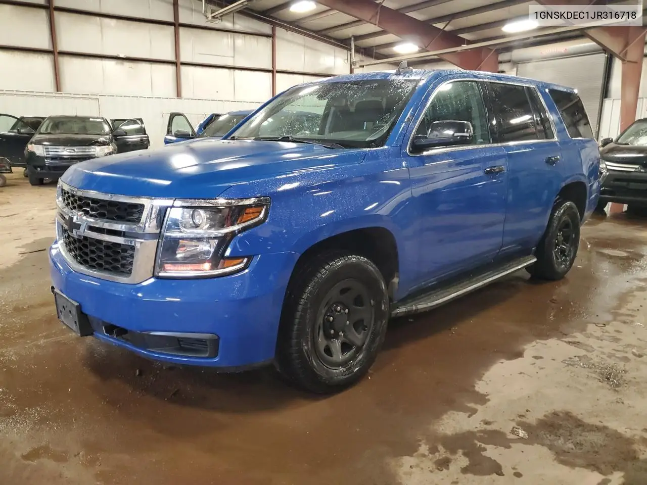 1GNSKDEC1JR316718 2018 Chevrolet Tahoe Police