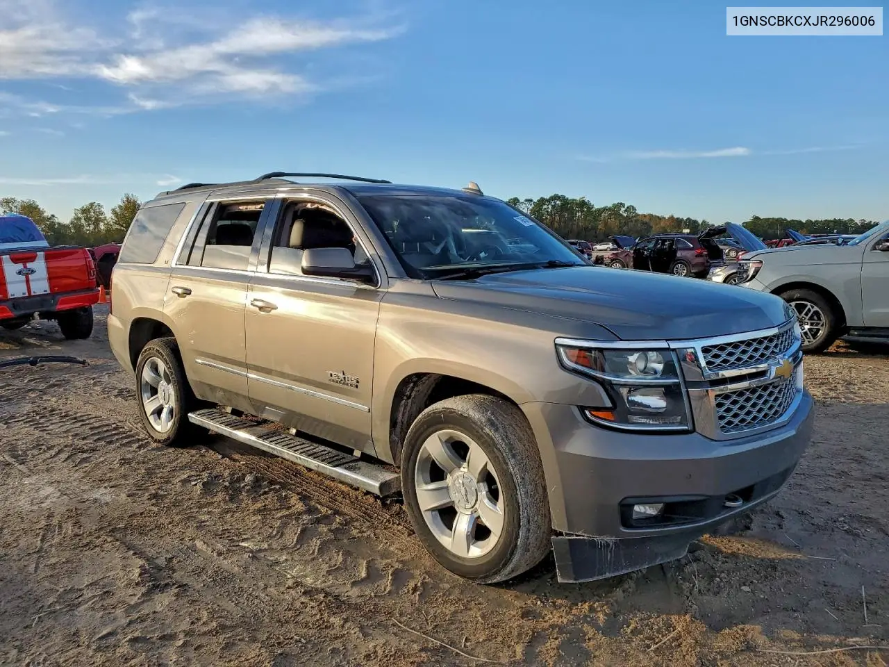 1GNSCBKCXJR296006 2018 Chevrolet Tahoe C1500 Lt