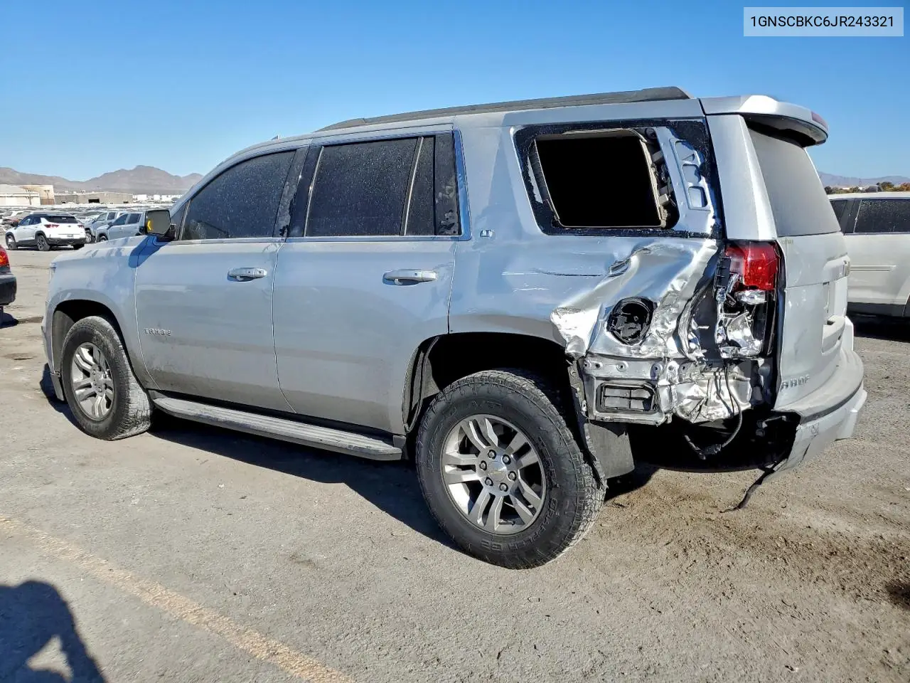 1GNSCBKC6JR243321 2018 Chevrolet Tahoe C1500 Lt