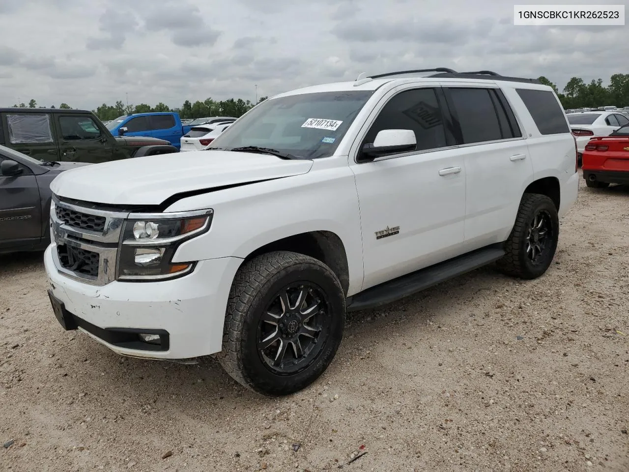 2019 Chevrolet Tahoe C1500 Lt VIN: 1GNSCBKC1KR262523 Lot: 52107134