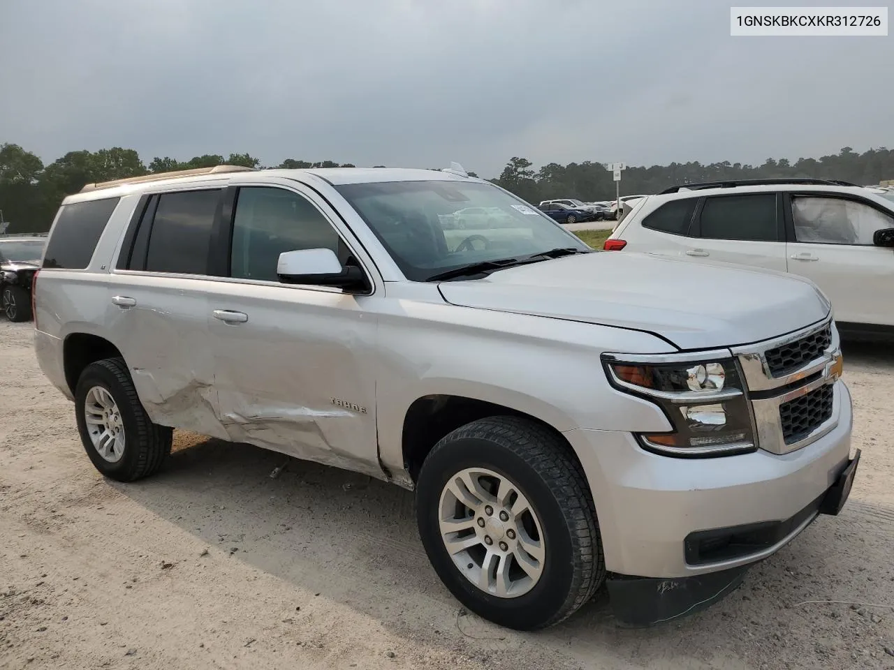 1GNSKBKCXKR312726 2019 Chevrolet Tahoe K1500 Lt