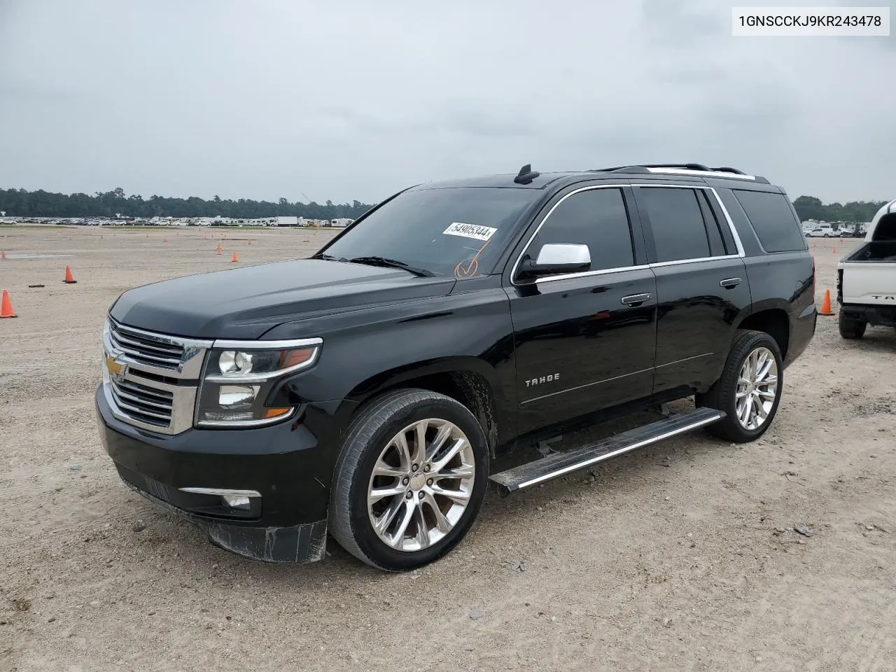 2019 Chevrolet Tahoe C1500 Premier VIN: 1GNSCCKJ9KR243478 Lot: 54905344