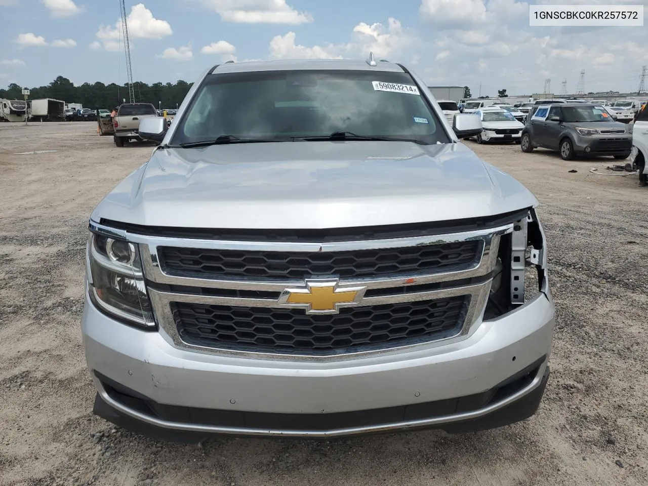 1GNSCBKC0KR257572 2019 Chevrolet Tahoe C1500 Lt