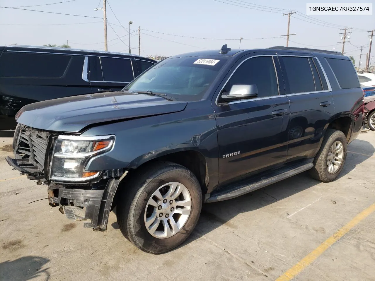 2019 Chevrolet Tahoe C1500 Ls VIN: 1GNSCAEC7KR327574 Lot: 62016084