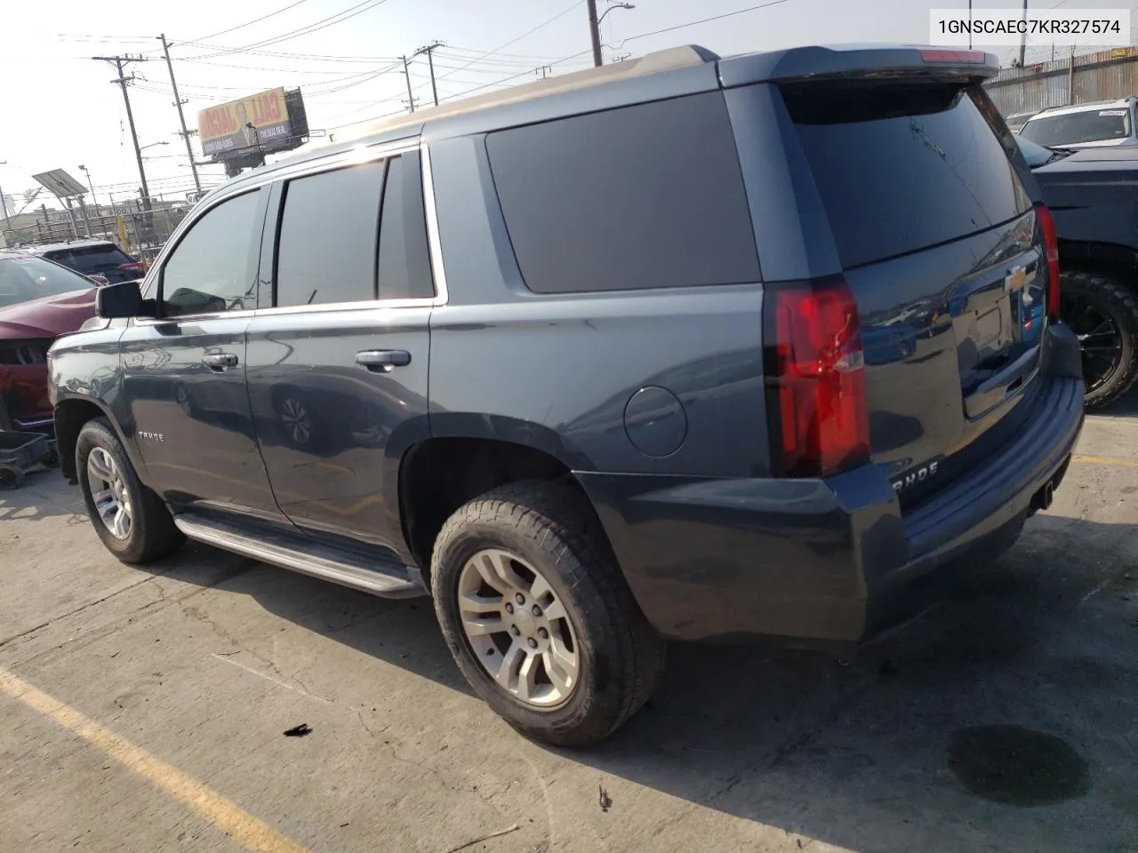 2019 Chevrolet Tahoe C1500 Ls VIN: 1GNSCAEC7KR327574 Lot: 62016084