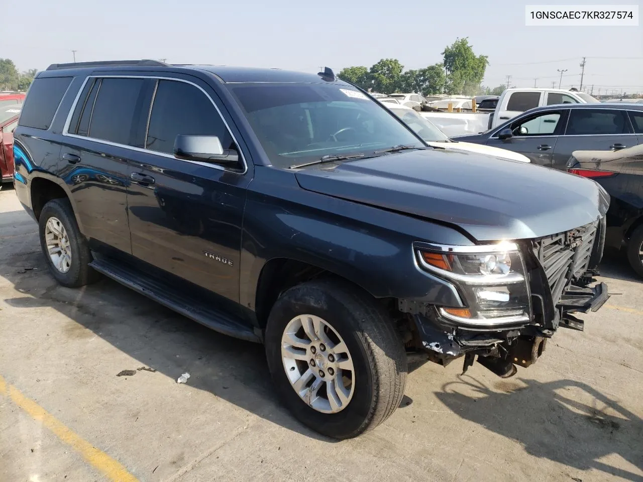 2019 Chevrolet Tahoe C1500 Ls VIN: 1GNSCAEC7KR327574 Lot: 62016084