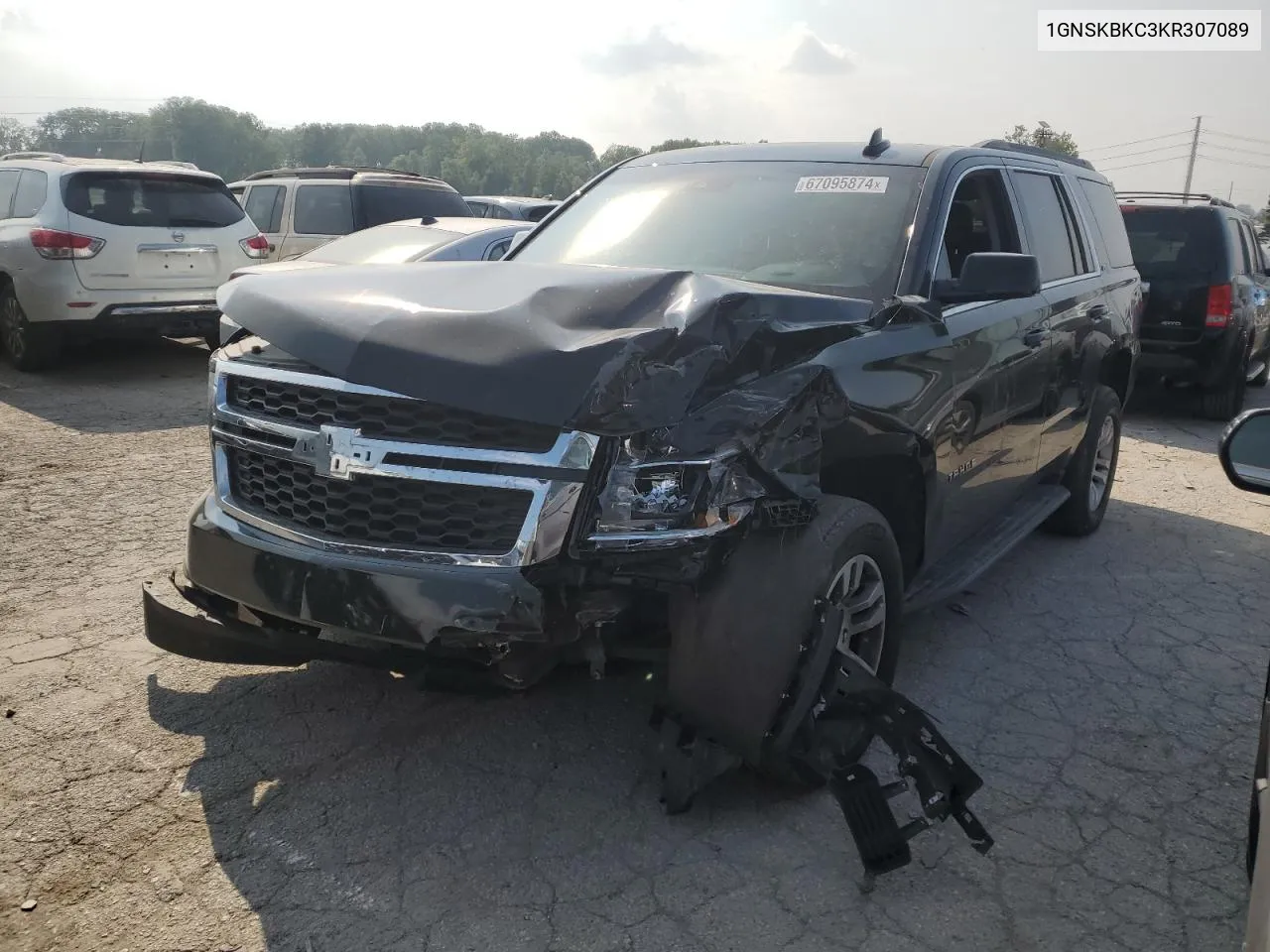 2019 Chevrolet Tahoe K1500 Lt VIN: 1GNSKBKC3KR307089 Lot: 67095874