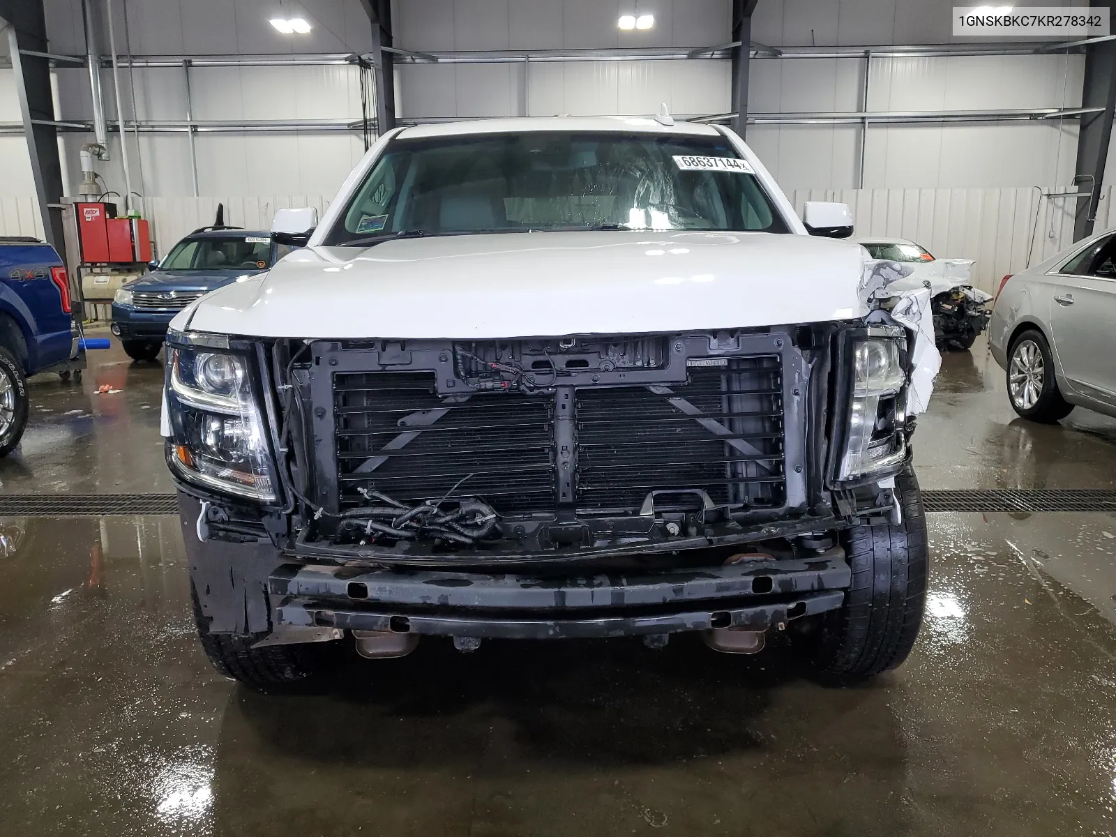 2019 Chevrolet Tahoe K1500 Lt VIN: 1GNSKBKC7KR278342 Lot: 68637144