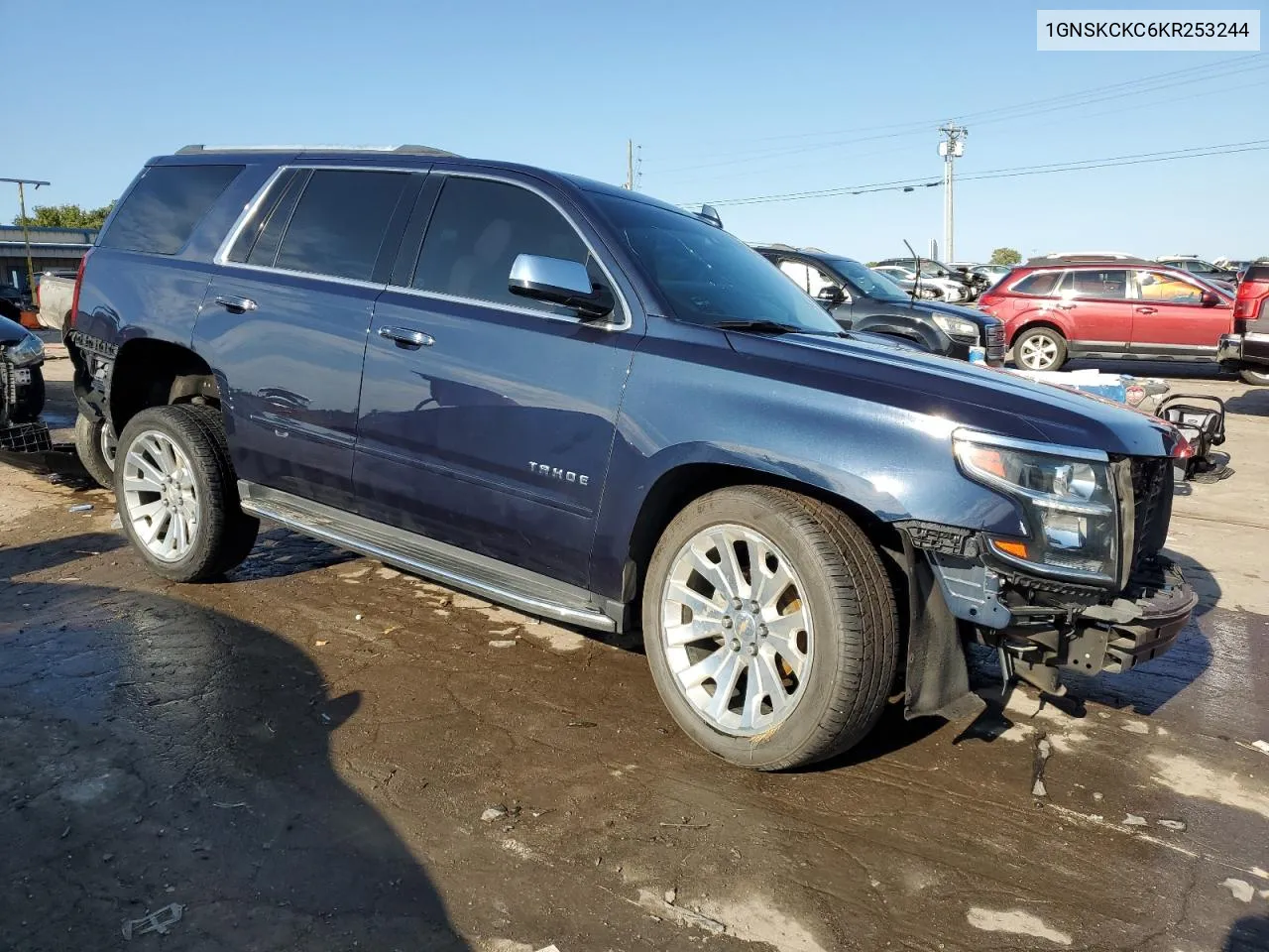 2019 Chevrolet Tahoe K1500 Premier VIN: 1GNSKCKC6KR253244 Lot: 69978094