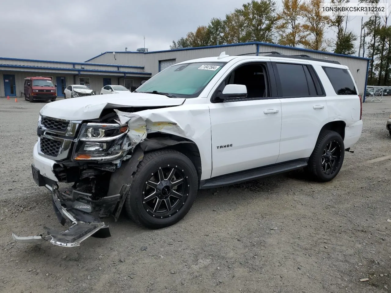 2019 Chevrolet Tahoe K1500 Lt VIN: 1GNSKBKC5KR312262 Lot: 71847564