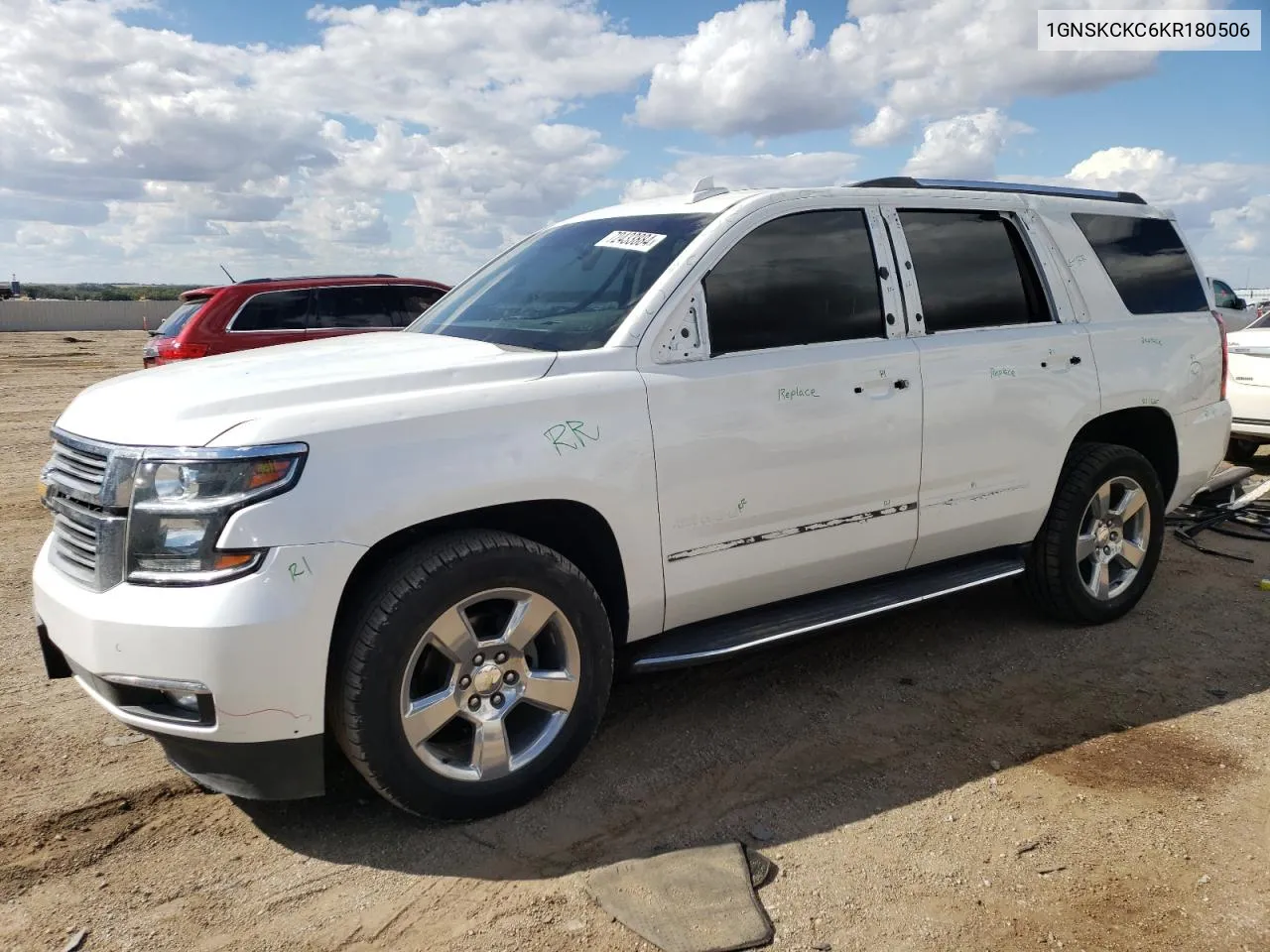 2019 Chevrolet Tahoe K1500 Premier VIN: 1GNSKCKC6KR180506 Lot: 72433884