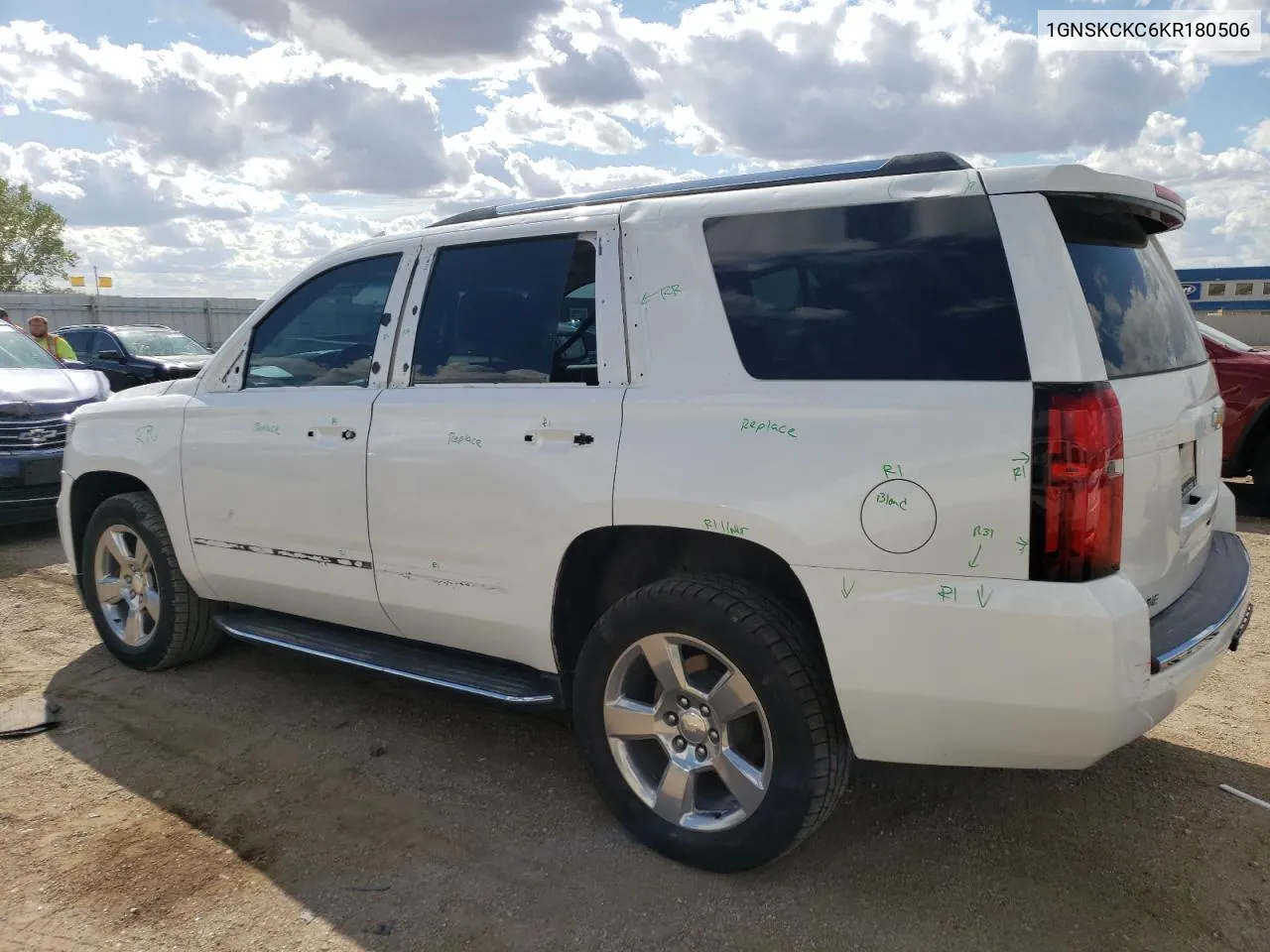 2019 Chevrolet Tahoe K1500 Premier VIN: 1GNSKCKC6KR180506 Lot: 72433884