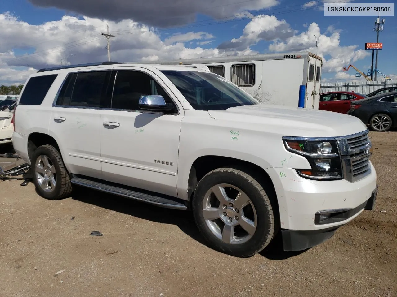 2019 Chevrolet Tahoe K1500 Premier VIN: 1GNSKCKC6KR180506 Lot: 72433884