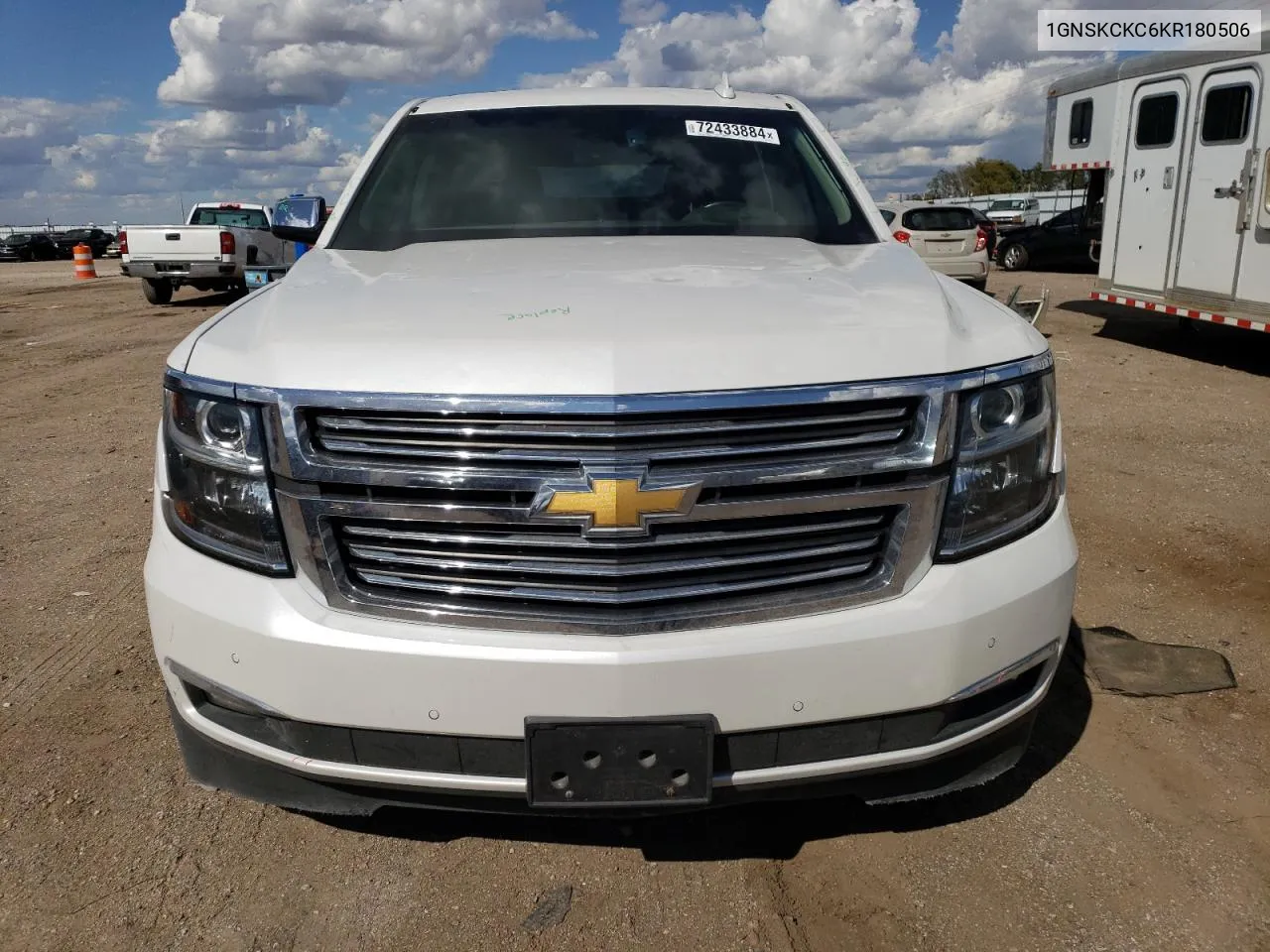 2019 Chevrolet Tahoe K1500 Premier VIN: 1GNSKCKC6KR180506 Lot: 72433884