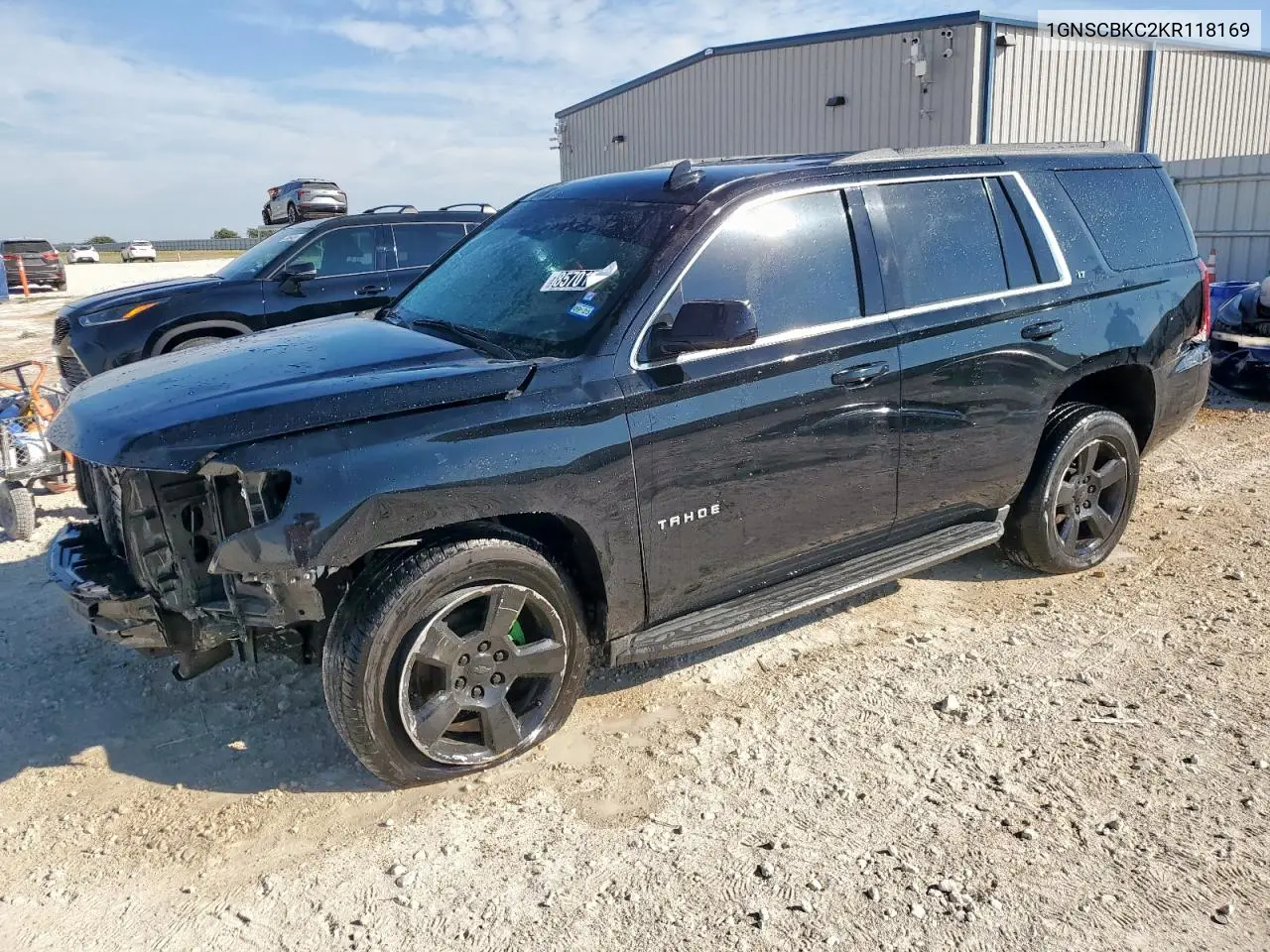 1GNSCBKC2KR118169 2019 Chevrolet Tahoe C1500 Lt