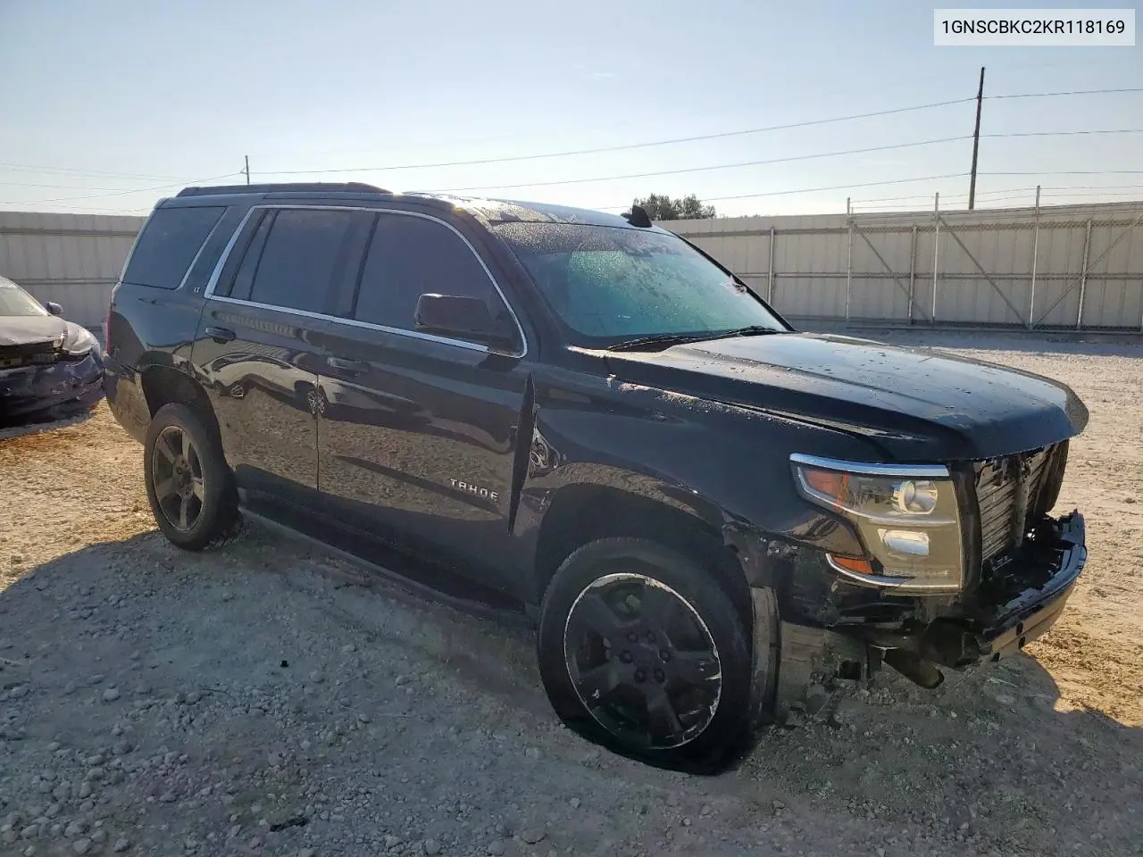 1GNSCBKC2KR118169 2019 Chevrolet Tahoe C1500 Lt