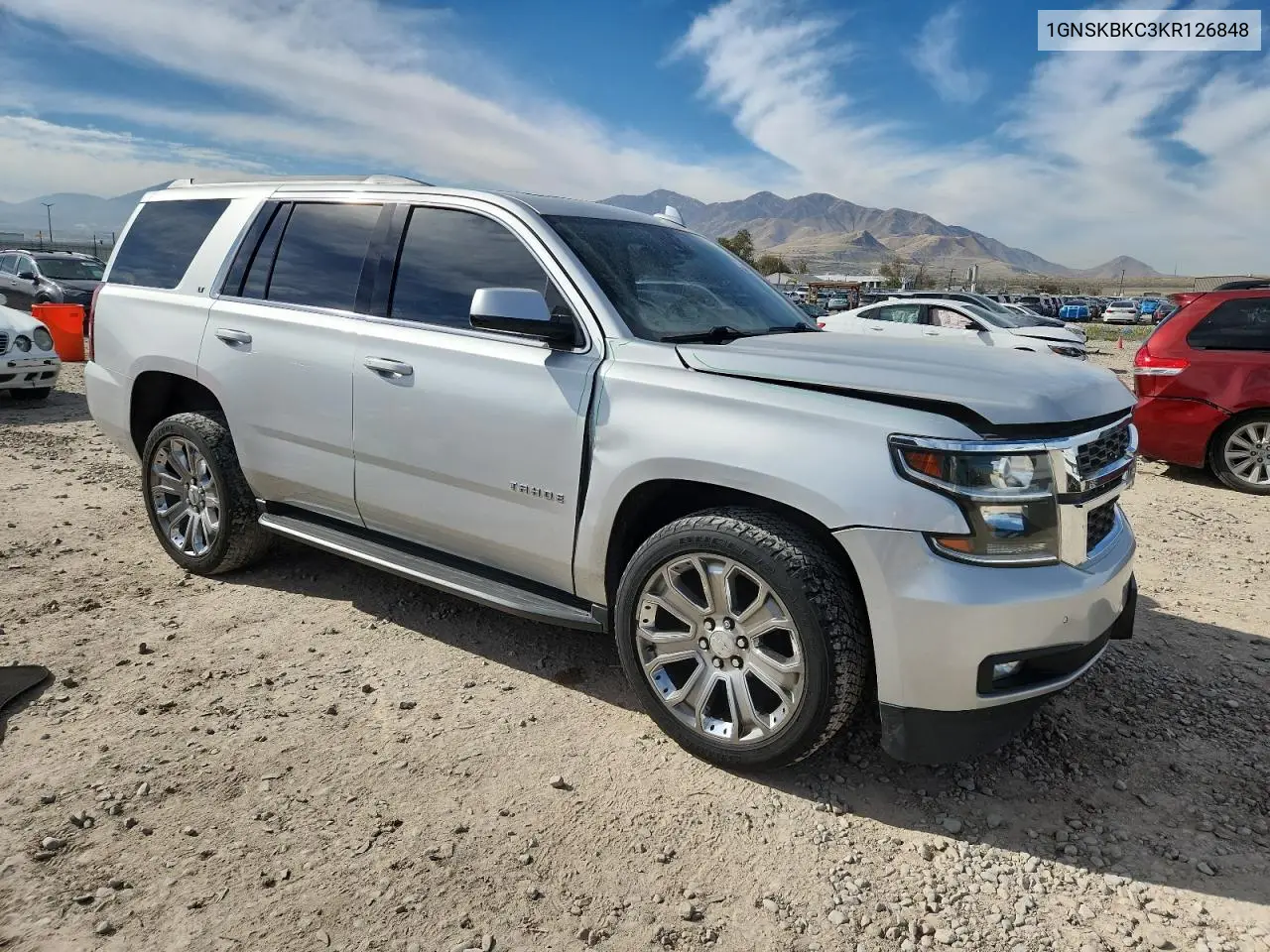 1GNSKBKC3KR126848 2019 Chevrolet Tahoe K1500 Lt