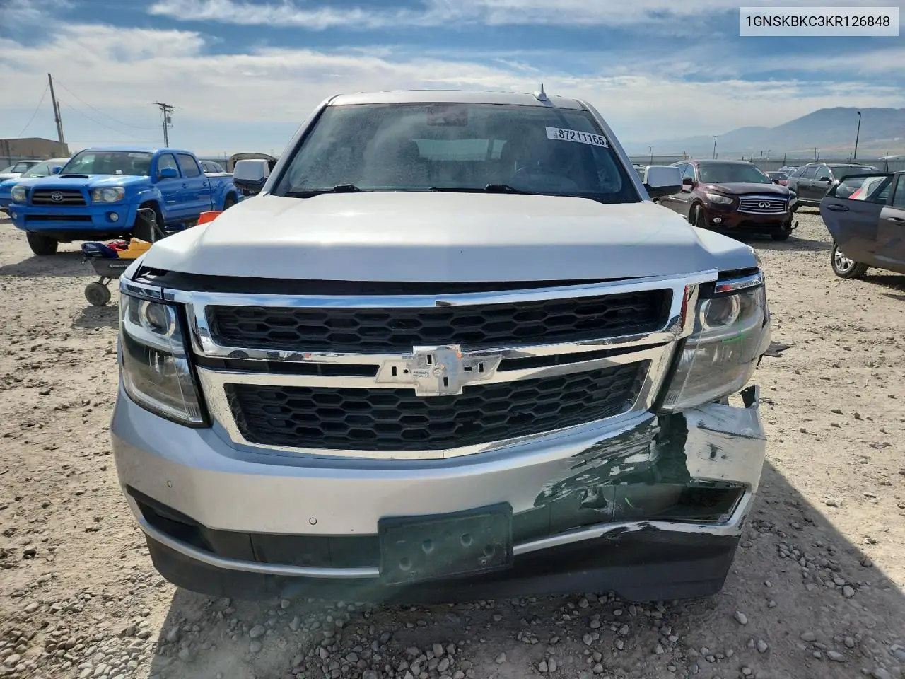 1GNSKBKC3KR126848 2019 Chevrolet Tahoe K1500 Lt