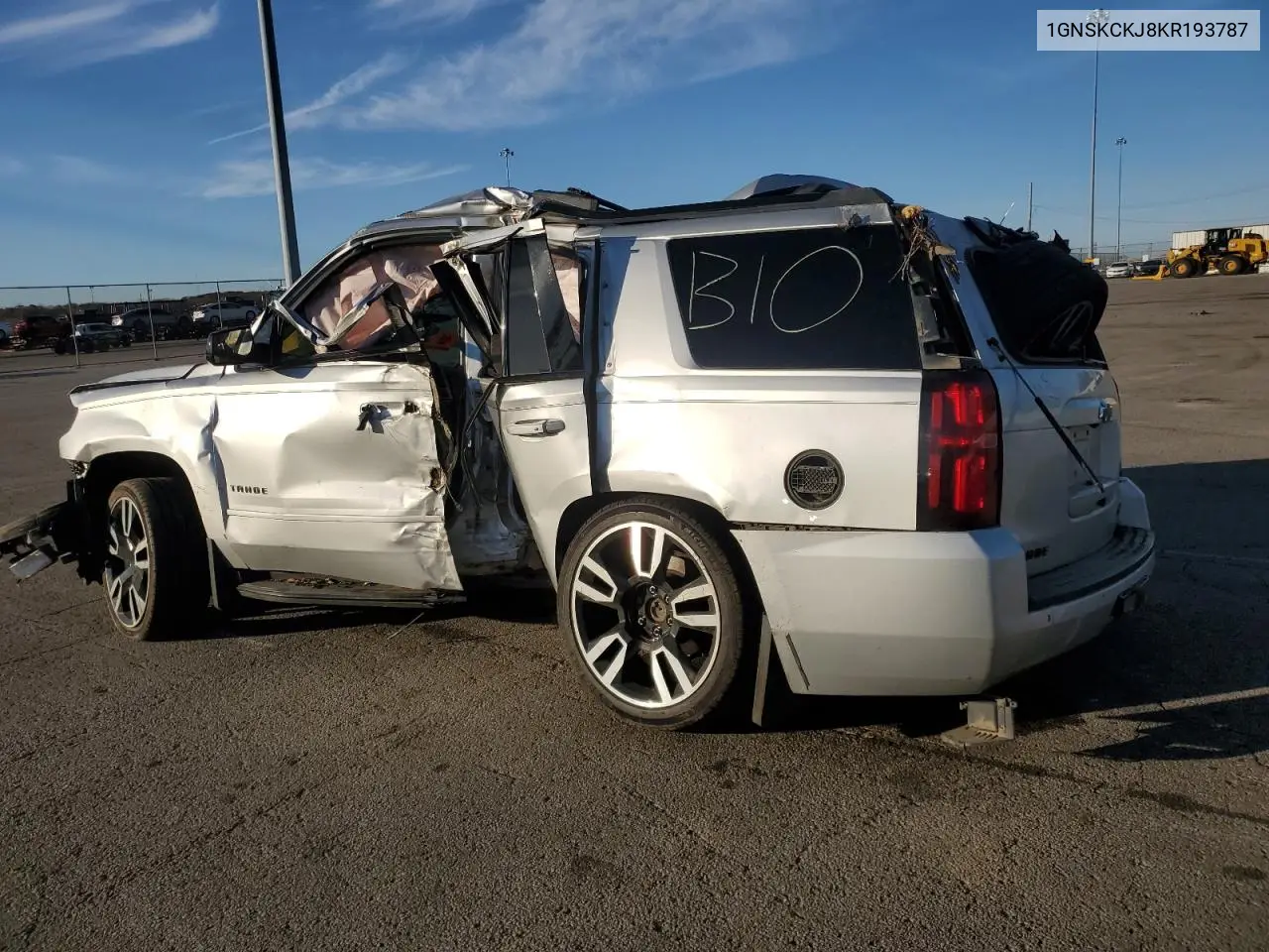 1GNSKCKJ8KR193787 2019 Chevrolet Tahoe K1500 Premier