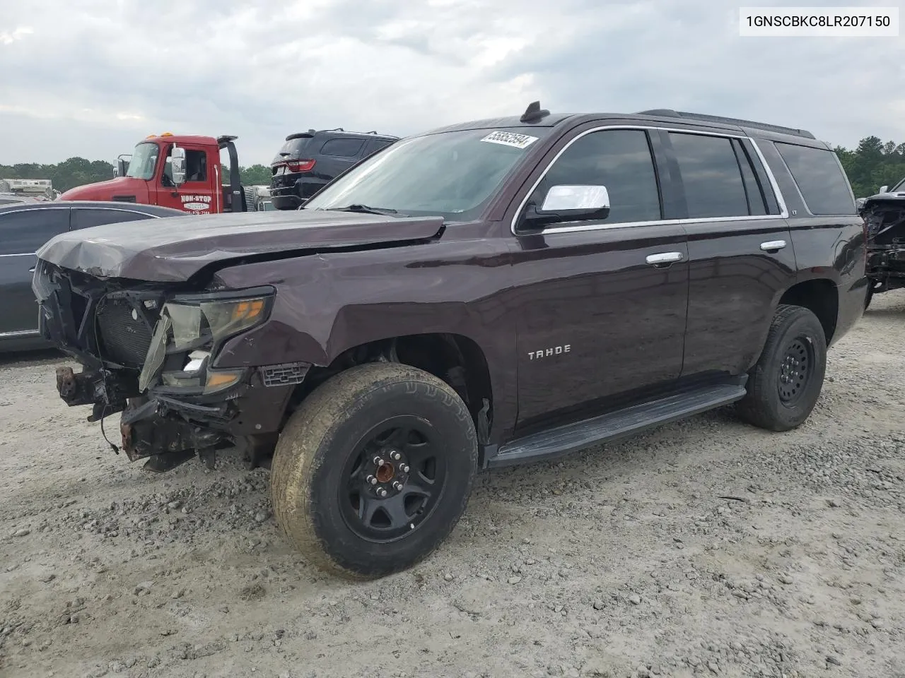 2020 Chevrolet Tahoe C1500 Lt VIN: 1GNSCBKC8LR207150 Lot: 55852594