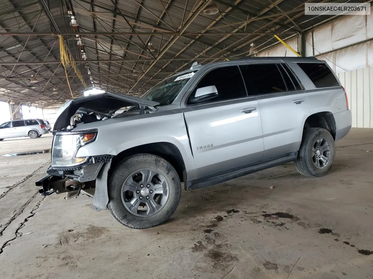 2020 Chevrolet Tahoe K1500 Ls VIN: 1GNSKAEC4LR203671 Lot: 59648764