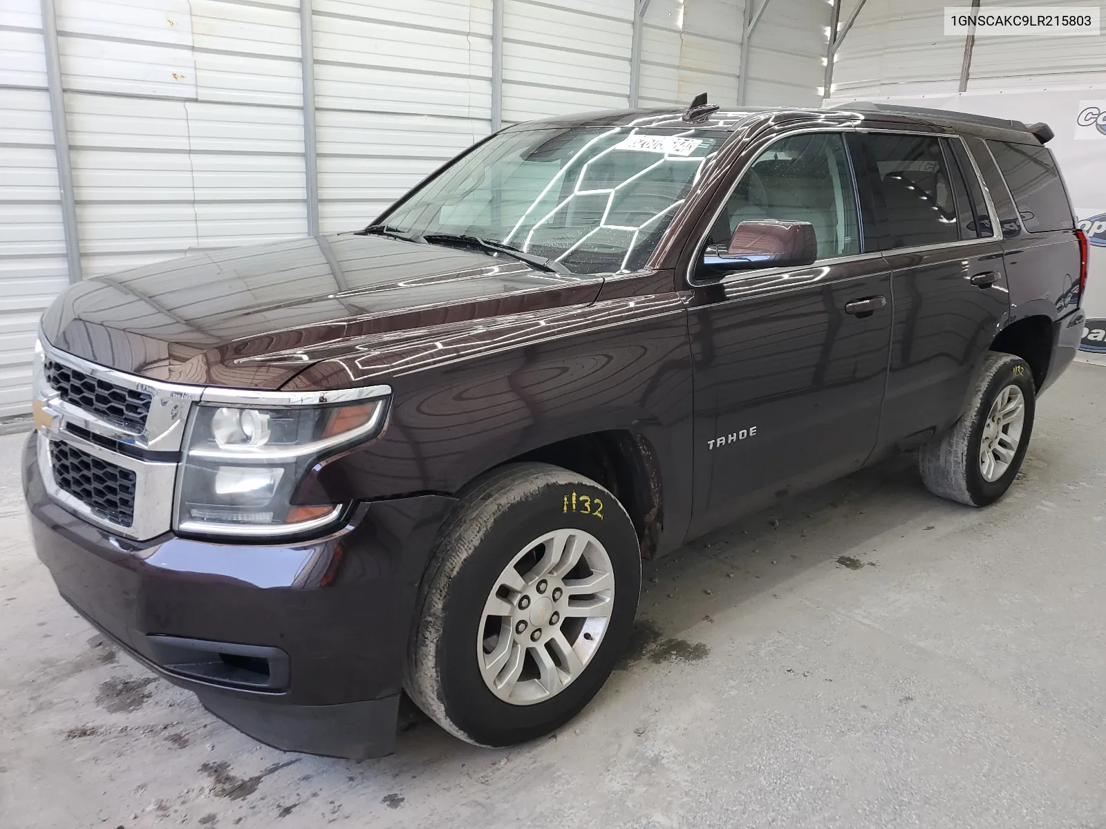 2020 Chevrolet Tahoe C1500 Ls VIN: 1GNSCAKC9LR215803 Lot: 62605684