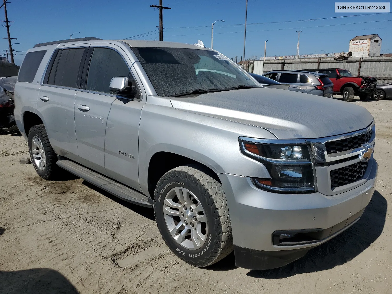 2020 Chevrolet Tahoe K1500 Lt VIN: 1GNSKBKC1LR243586 Lot: 65405934