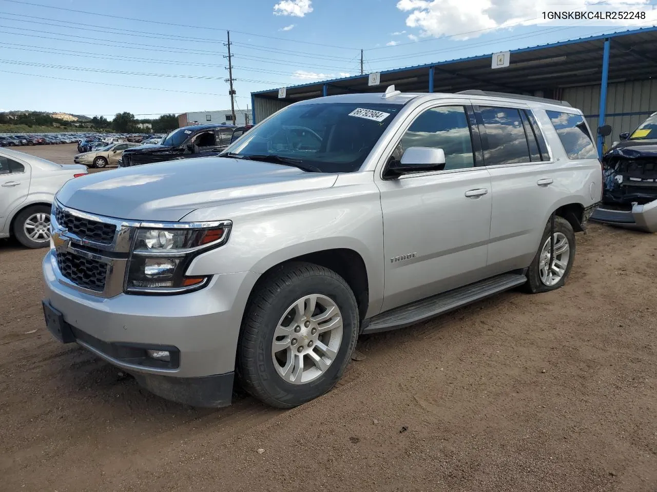 2020 Chevrolet Tahoe K1500 Lt VIN: 1GNSKBKC4LR252248 Lot: 66792984