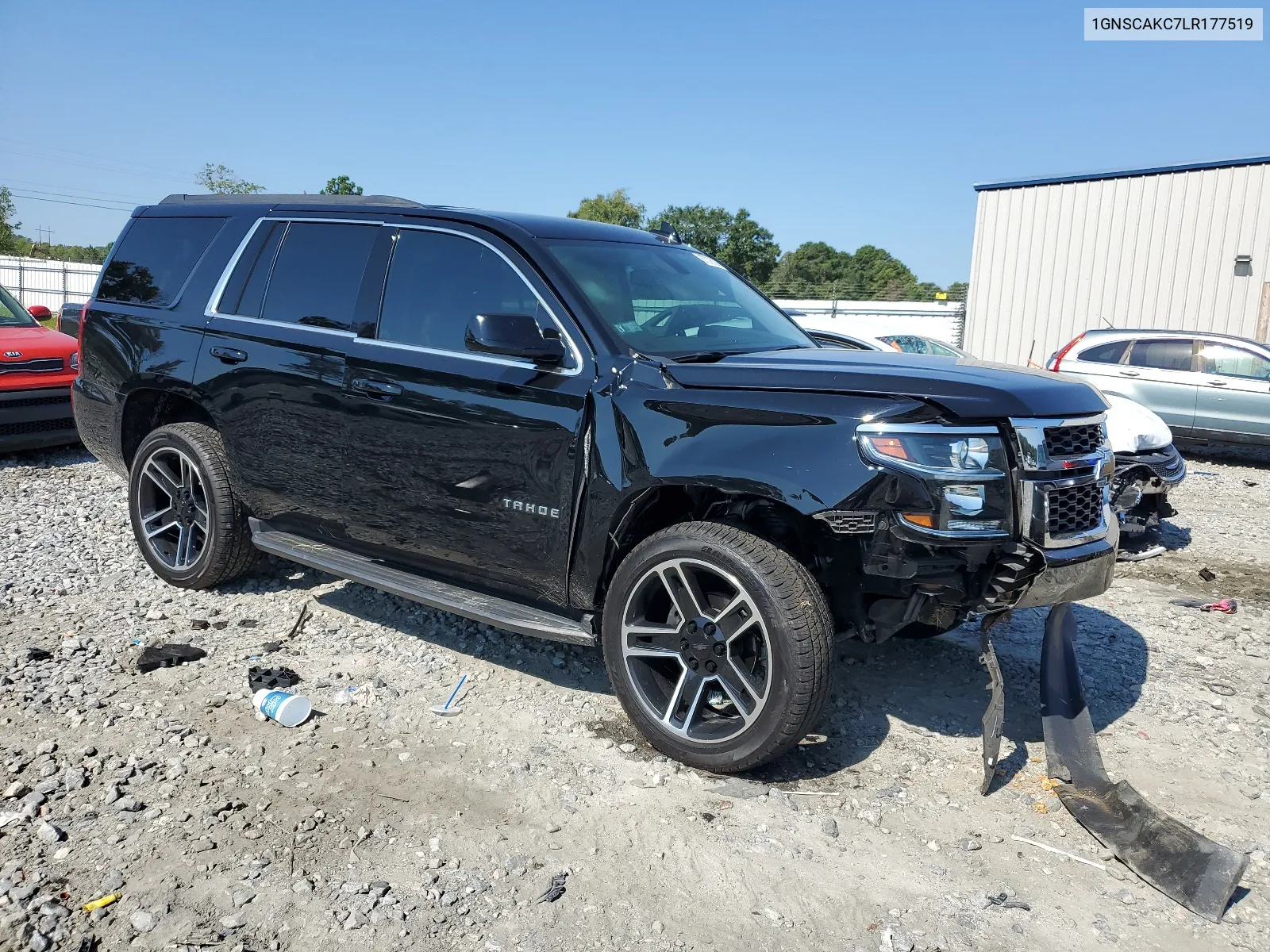 2020 Chevrolet Tahoe C1500 Ls VIN: 1GNSCAKC7LR177519 Lot: 67076174