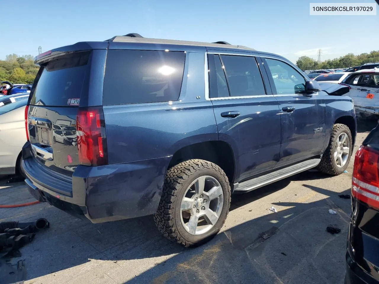 2020 Chevrolet Tahoe C1500 Lt VIN: 1GNSCBKC5LR197029 Lot: 71454494