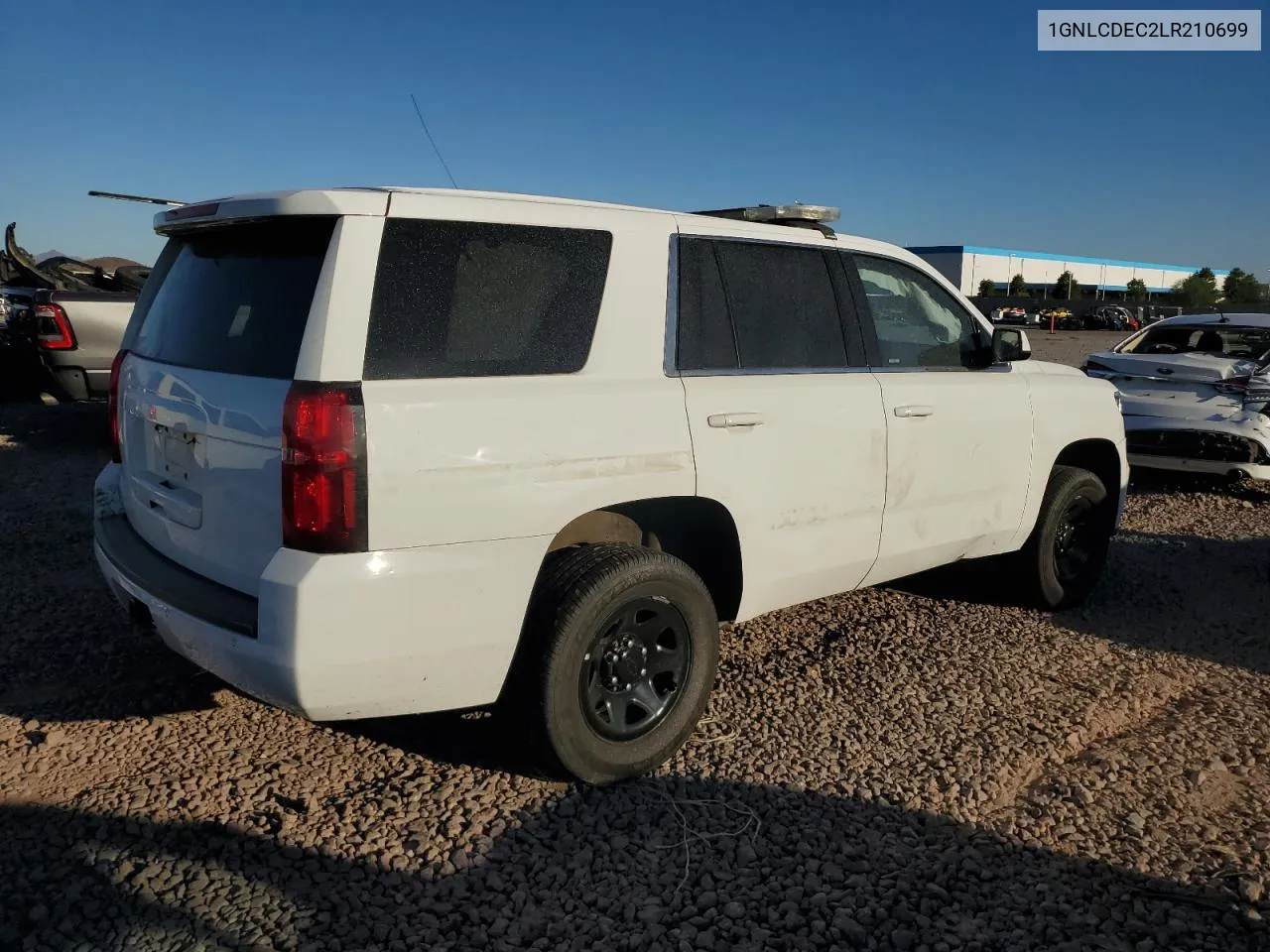 2020 Chevrolet Tahoe Police VIN: 1GNLCDEC2LR210699 Lot: 72571574