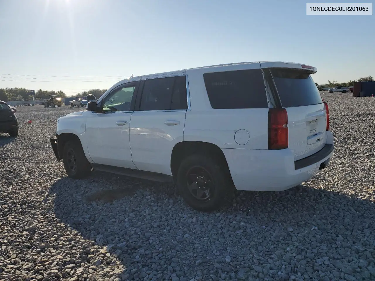 1GNLCDEC0LR201063 2020 Chevrolet Tahoe Police