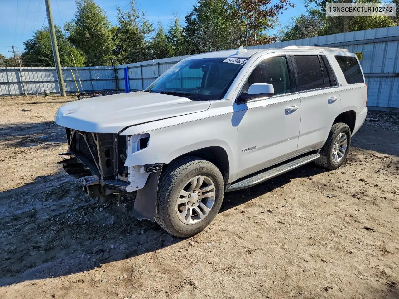 1GNSCBKC1LR102742 2020 Chevrolet Tahoe C1500 Lt