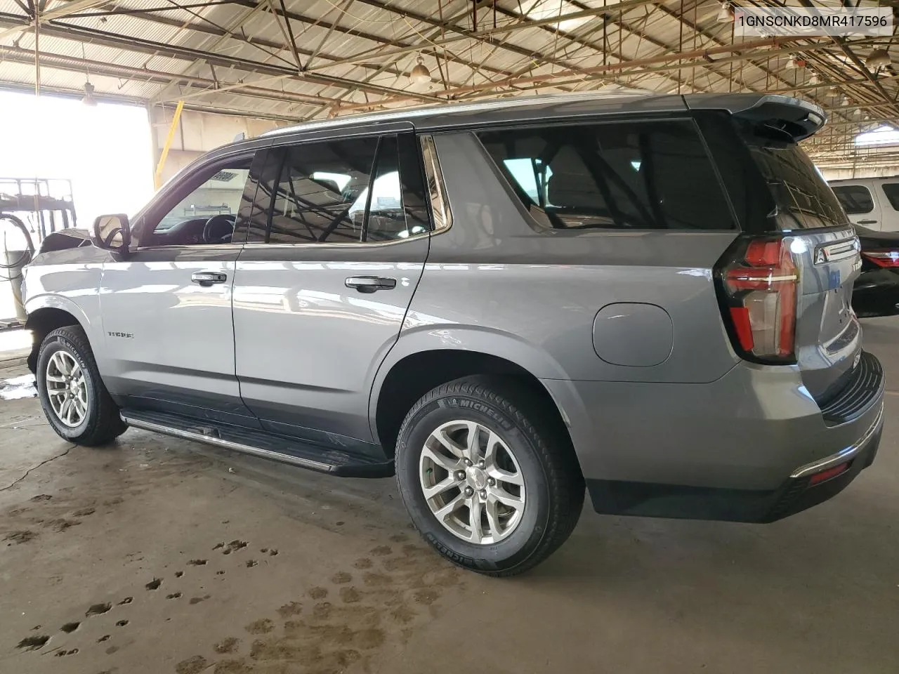 2021 Chevrolet Tahoe C1500 Lt VIN: 1GNSCNKD8MR417596 Lot: 40594704