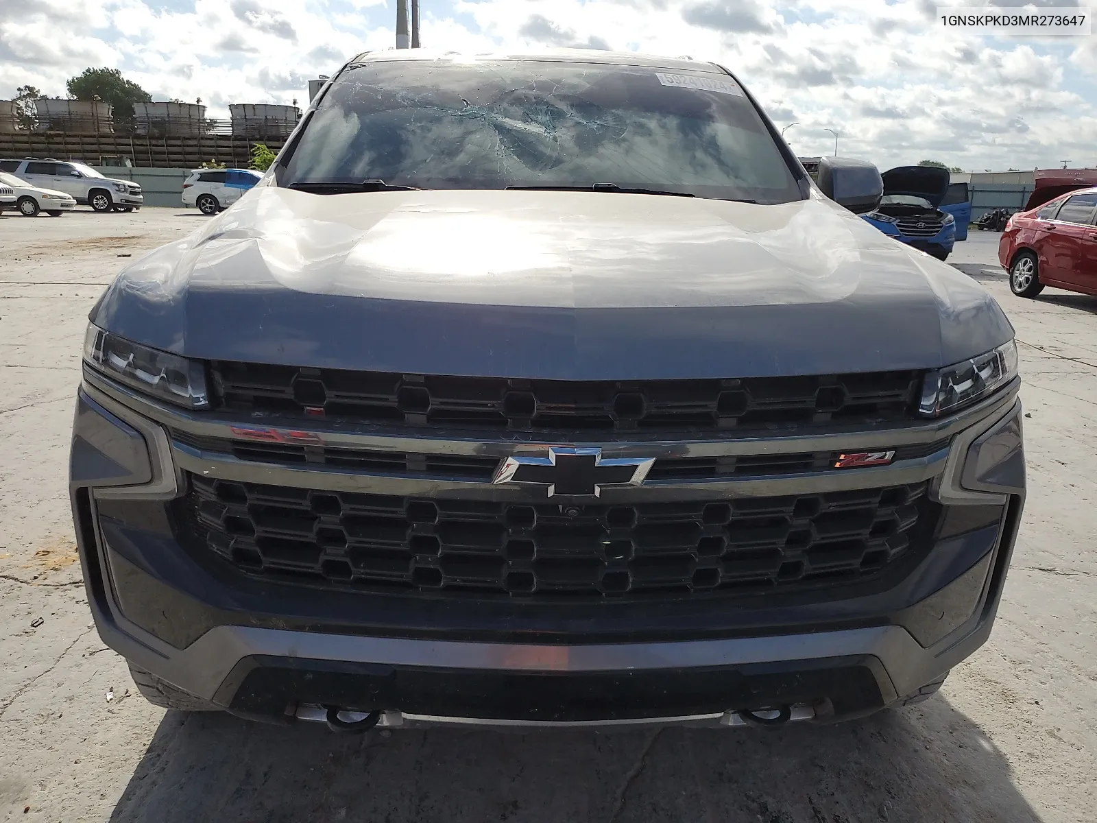 2021 Chevrolet Tahoe K1500 Z71 VIN: 1GNSKPKD3MR273647 Lot: 59241024