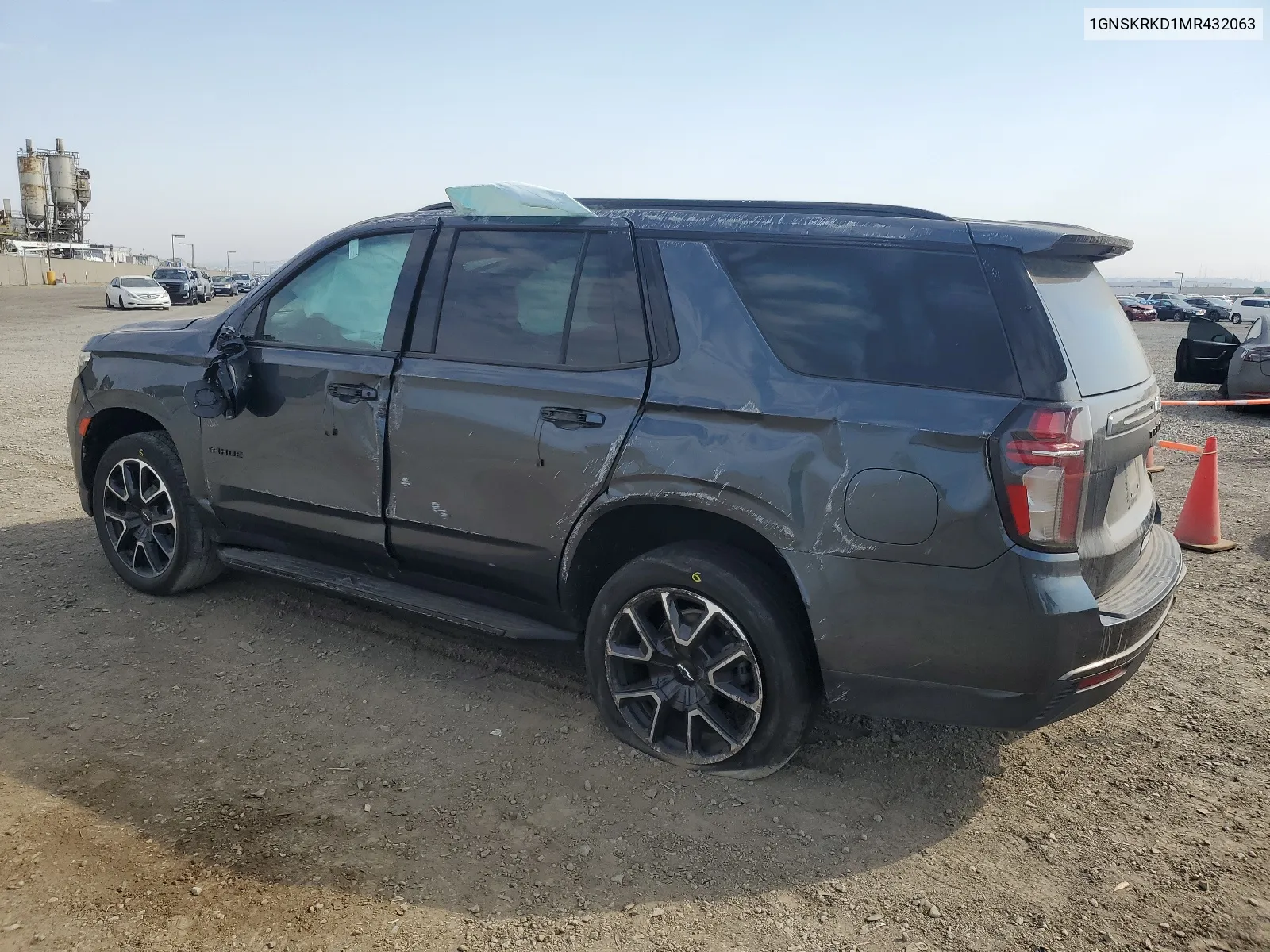 2021 Chevrolet Tahoe K1500 Rst VIN: 1GNSKRKD1MR432063 Lot: 62064744