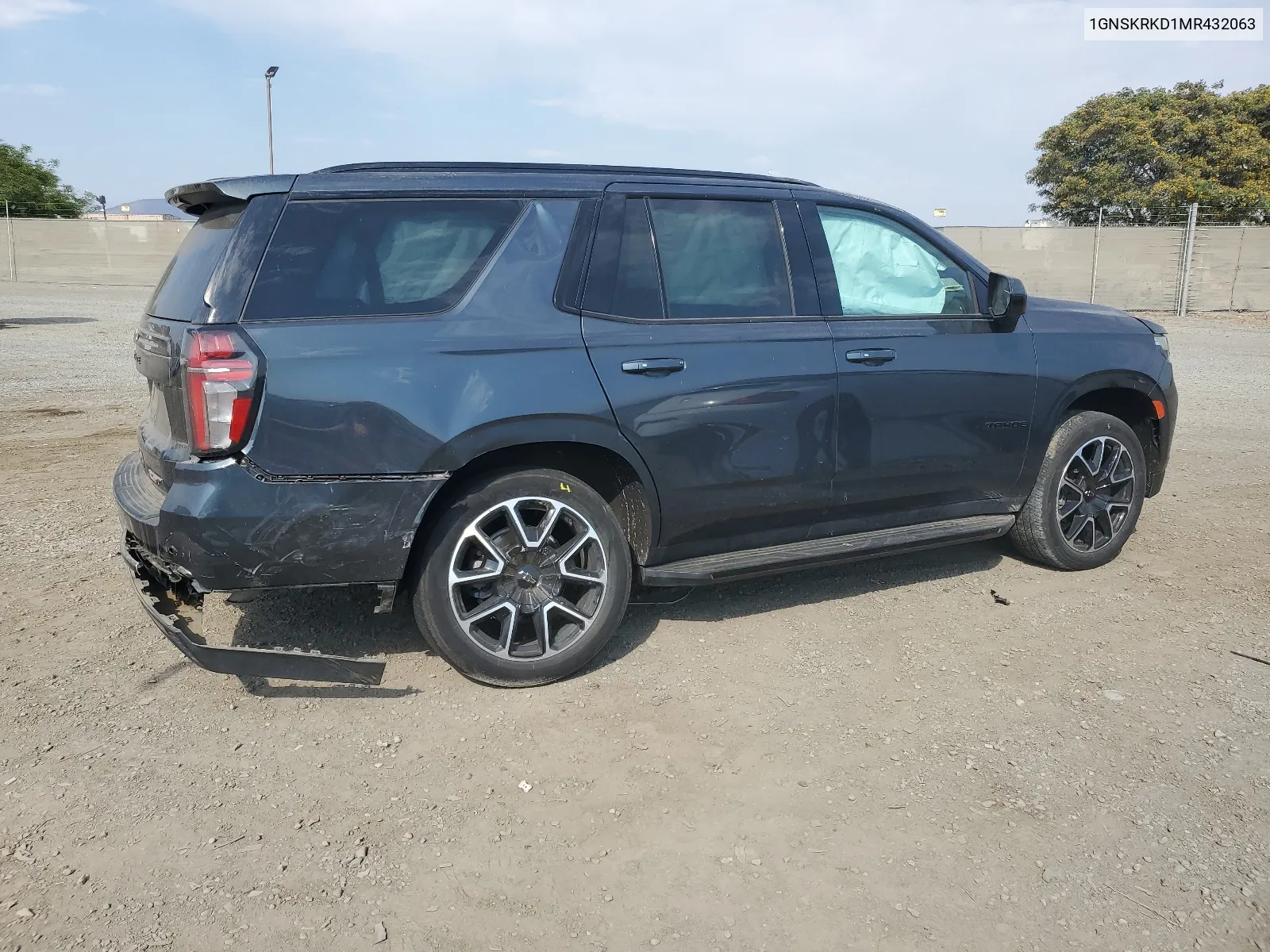 2021 Chevrolet Tahoe K1500 Rst VIN: 1GNSKRKD1MR432063 Lot: 62064744