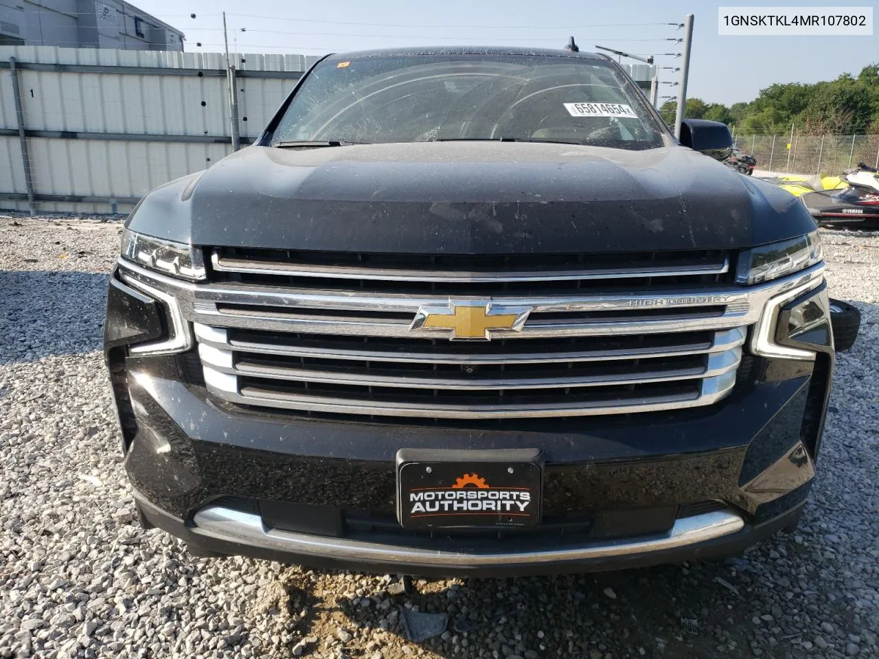 2021 Chevrolet Tahoe K1500 High Country VIN: 1GNSKTKL4MR107802 Lot: 65814654