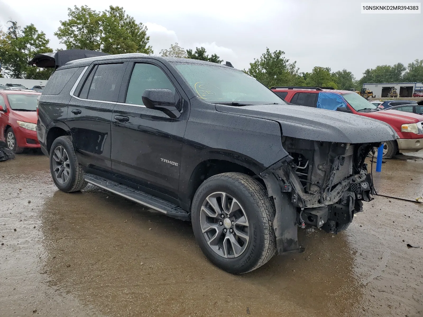 2021 Chevrolet Tahoe K1500 Lt VIN: 1GNSKNKD2MR394383 Lot: 66717134