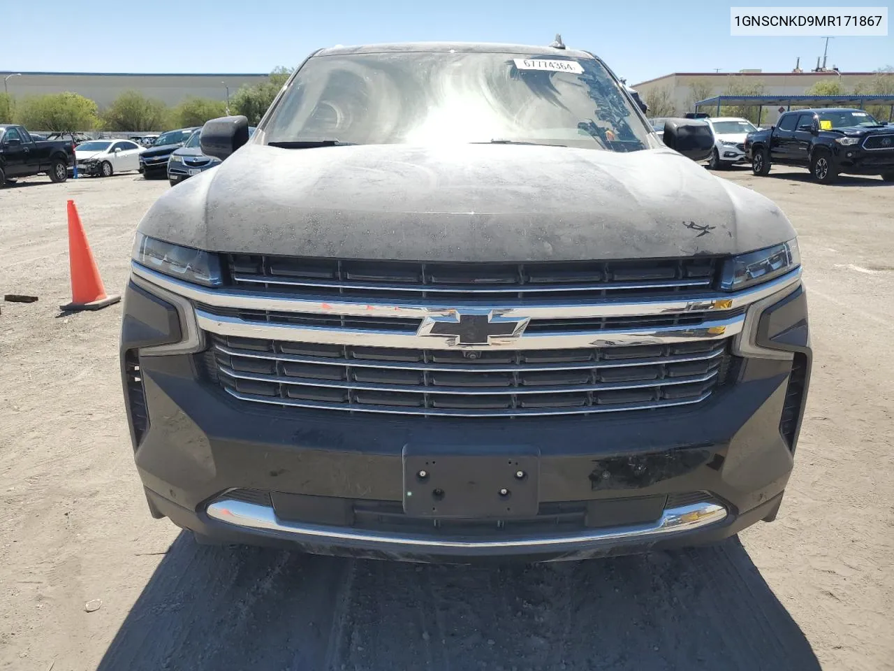 2021 Chevrolet Tahoe C1500 Lt VIN: 1GNSCNKD9MR171867 Lot: 67774364