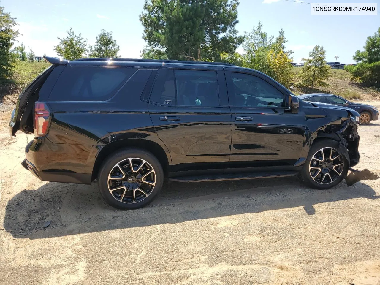 2021 Chevrolet Tahoe C1500 Rst VIN: 1GNSCRKD9MR174940 Lot: 68545674