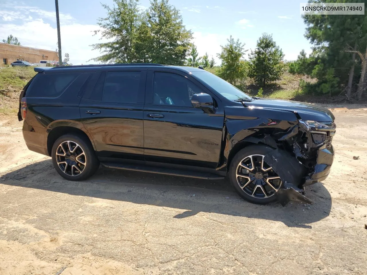 2021 Chevrolet Tahoe C1500 Rst VIN: 1GNSCRKD9MR174940 Lot: 68545674