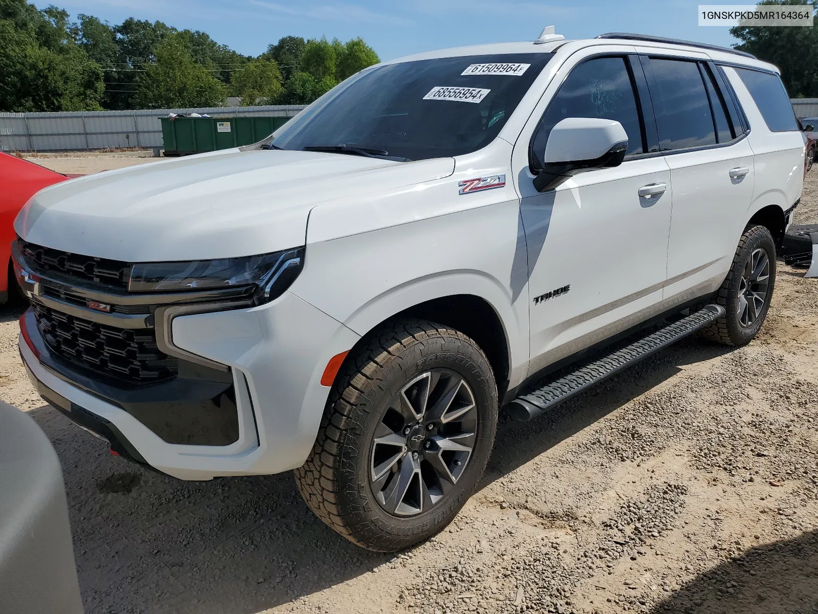 2021 Chevrolet Tahoe K1500 Z71 VIN: 1GNSKPKD5MR164364 Lot: 68556954