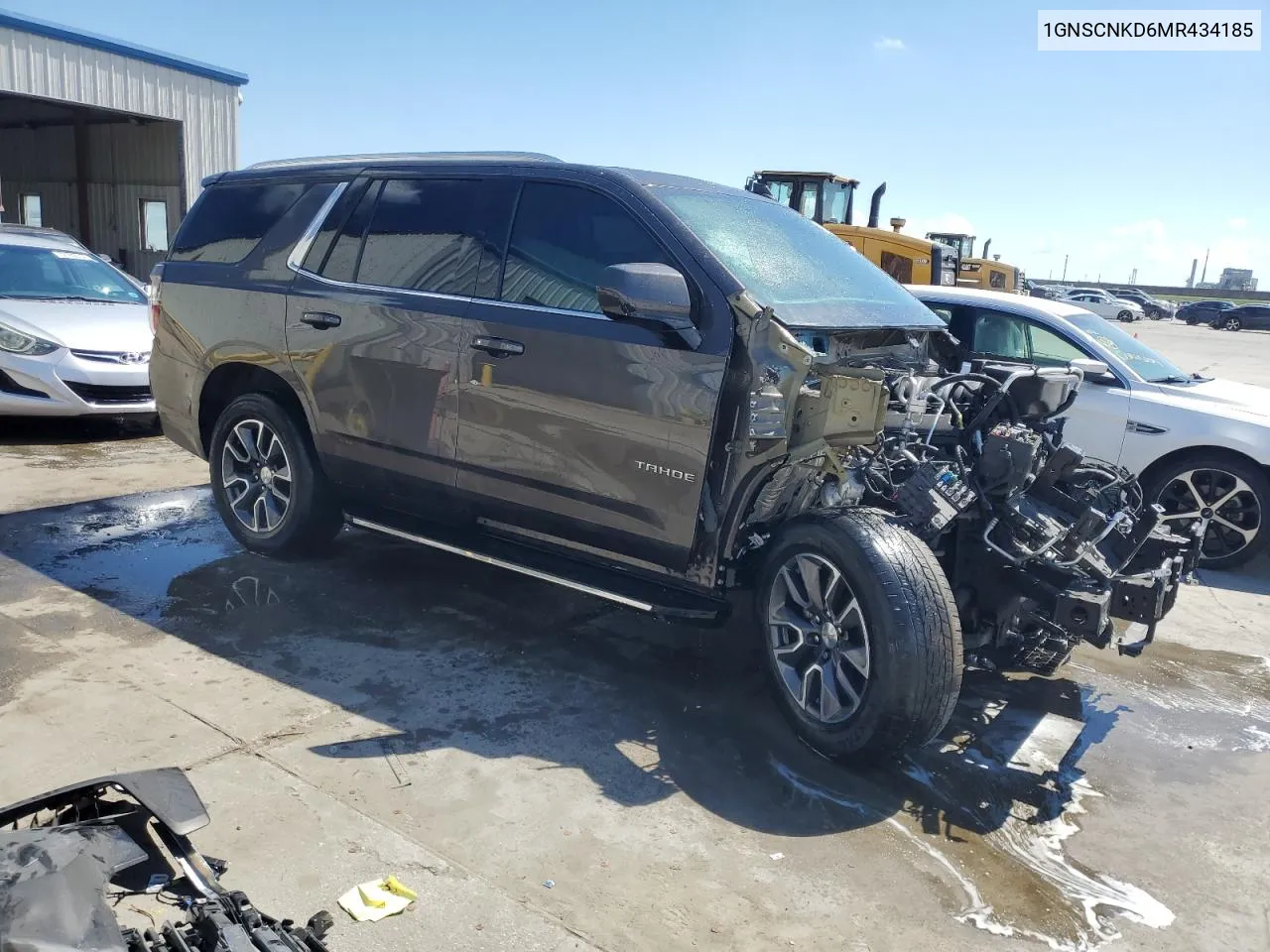 2021 Chevrolet Tahoe C1500 Lt VIN: 1GNSCNKD6MR434185 Lot: 71763364