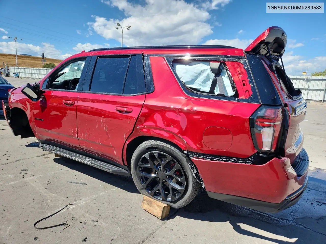 1GNSKNKD0MR289583 2021 Chevrolet Tahoe K1500 Lt