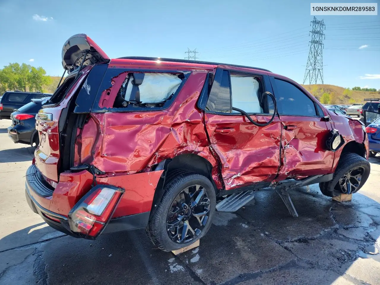1GNSKNKD0MR289583 2021 Chevrolet Tahoe K1500 Lt