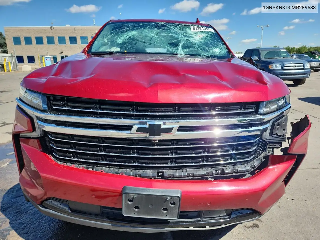 1GNSKNKD0MR289583 2021 Chevrolet Tahoe K1500 Lt